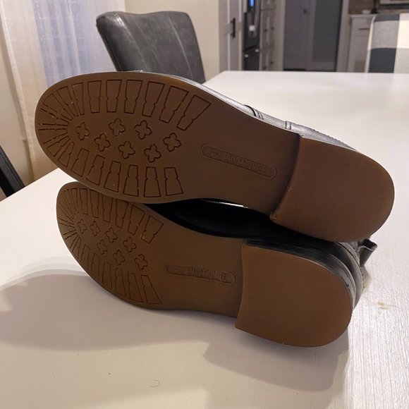 Vintage Timberland Somers Falls Black Leather Ankle Boots Women's Size‎ 6.5 - Picture 8 of 12